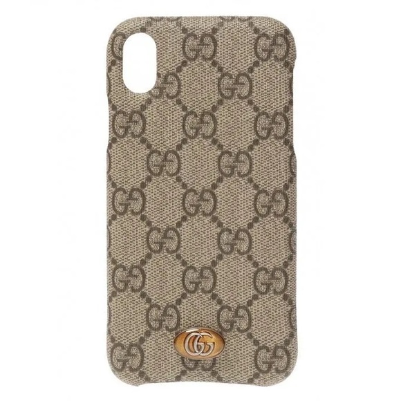 (CLF) Gucci iPhone Case/Cover X/XS Ophidia Tessuto GG Monogram, Unisex, NWT - Picture 2 of 15
